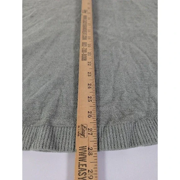 Barefoot Dreams Sweater Womens Small Gray Cowl Neck Cozy Chic Ultra Lite Soft - Picture 10 of 11